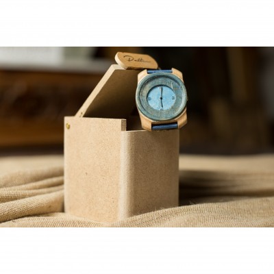 Handmade wooden watch.