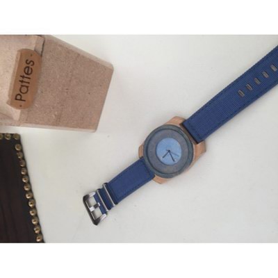 Handmade wooden watch.