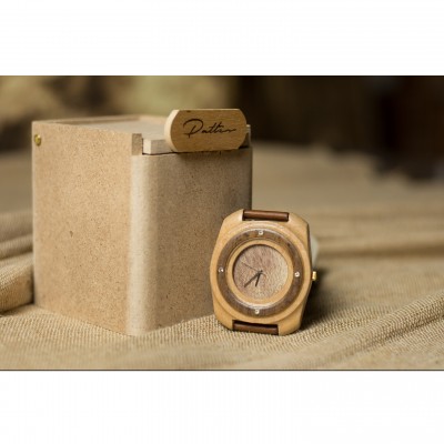 Handmade wooden watch.