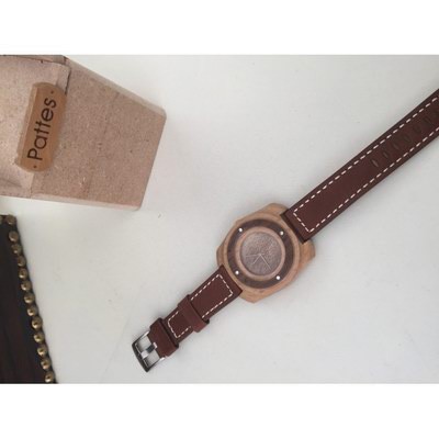 Handmade wooden watch.