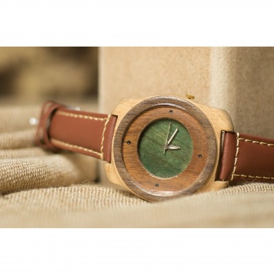 Handmade wooden watch.