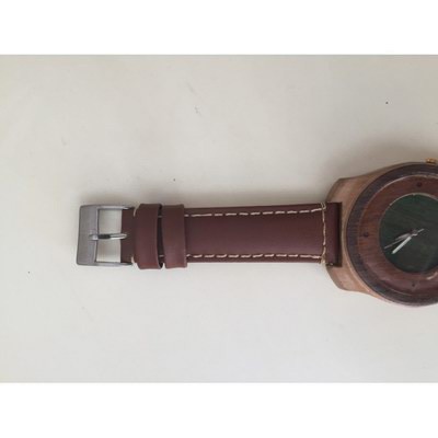 Handmade wooden watch.