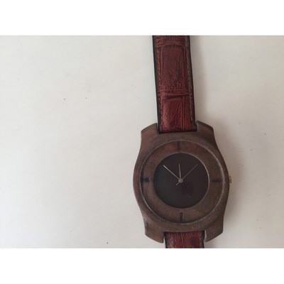 Handmade wooden watch.