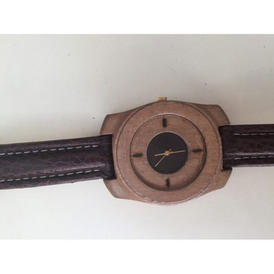Handmade wooden watch.