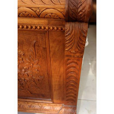 Carved  bed