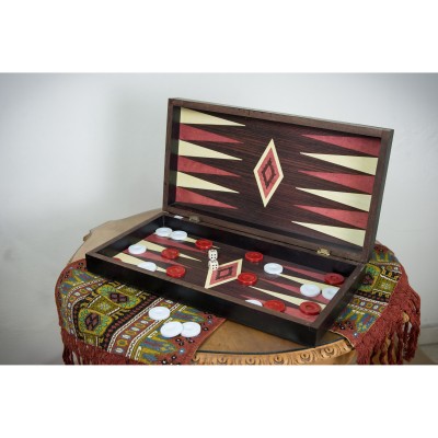 Handmade backgammon