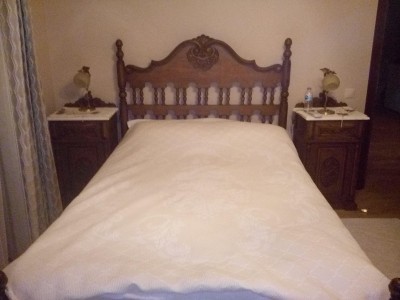 Carved  bed