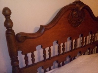 Carved  bed