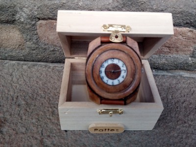 Handmade wooden watch.