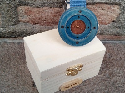 Handmade wooden watch.